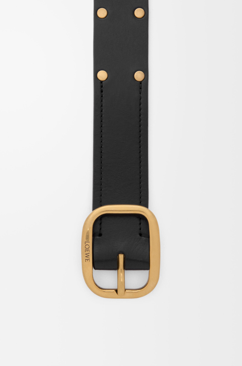 Loewe Rounded soft belt in classic calfskin outlook