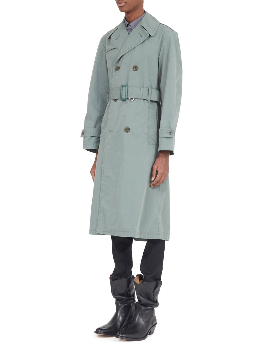Double-breasted trench coat - 6