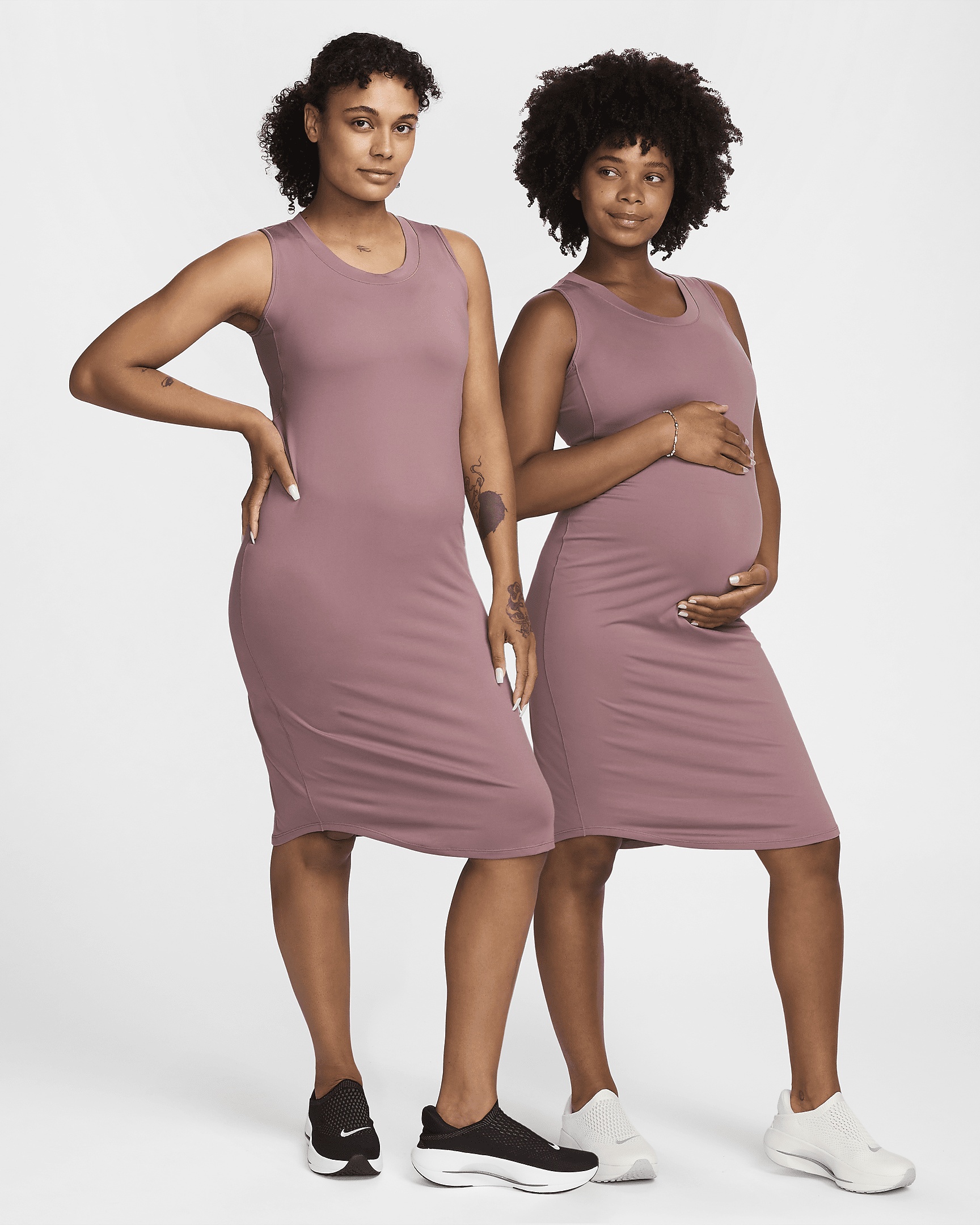 Nike Women's (M) Dri-FIT Slim-Fit Knit Dress (Maternity) - 6