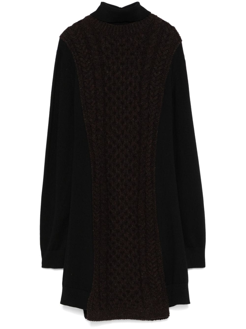 wool midi dress - 1