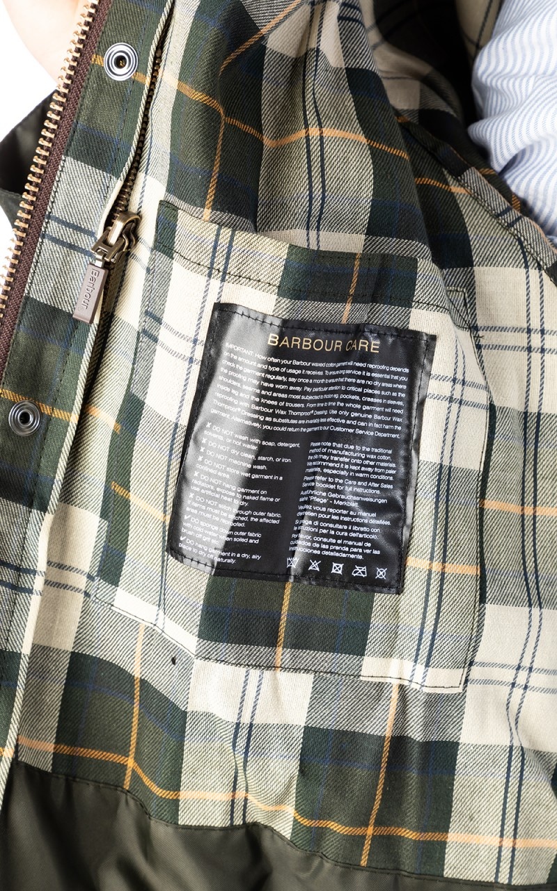 BEDALE WAX JACKET SAGE - 13