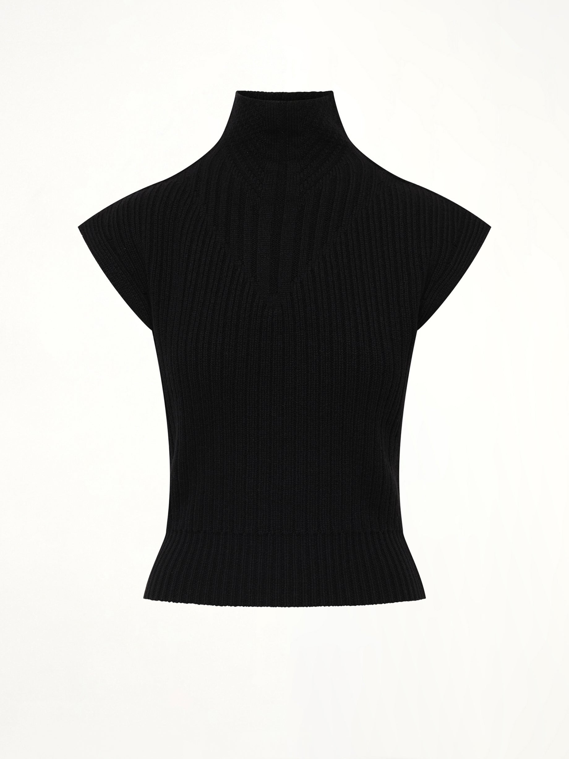 SL Turtle Cable Sweater in Black - 2
