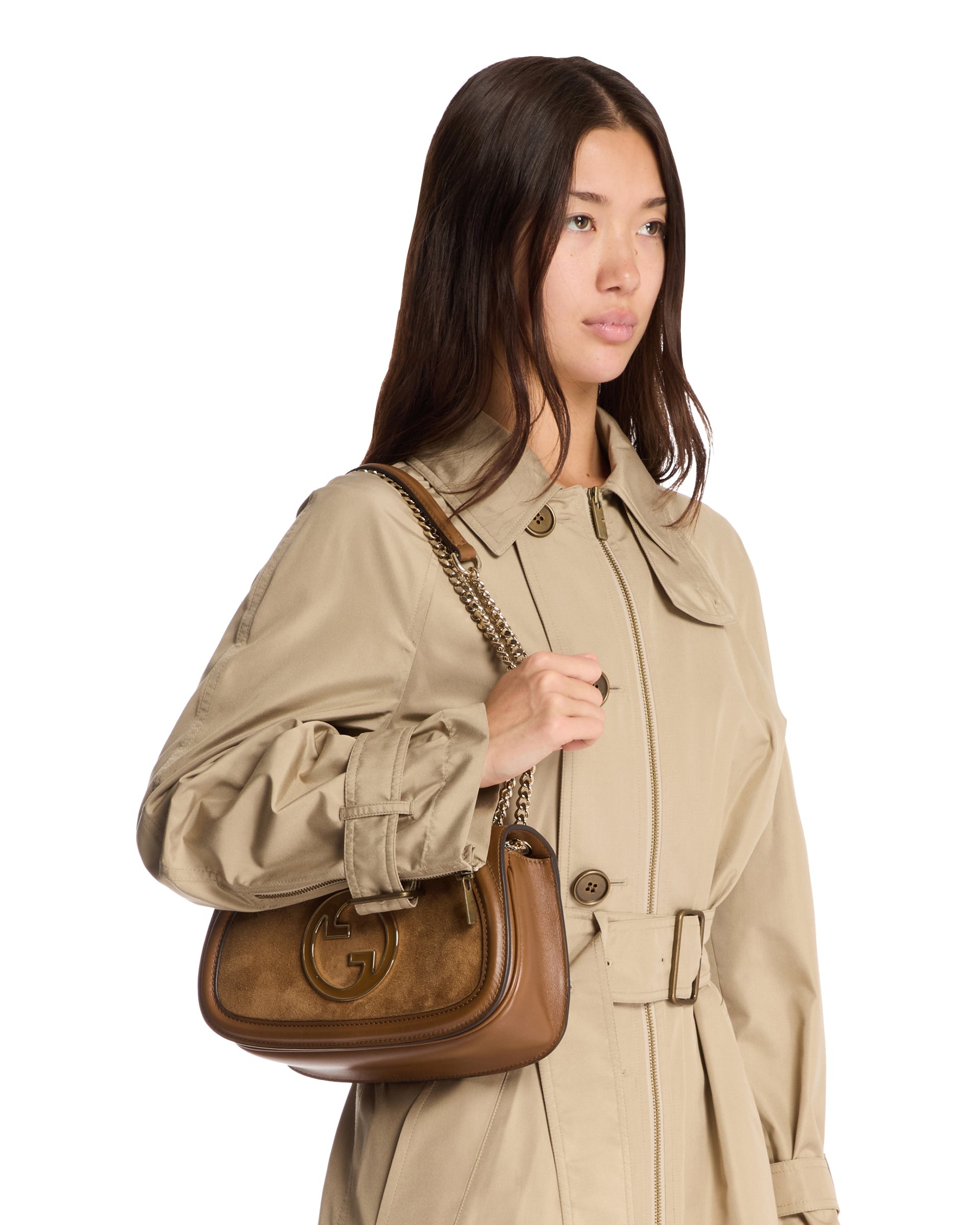 Brown Medium Blondie Shoulder Bag - 4