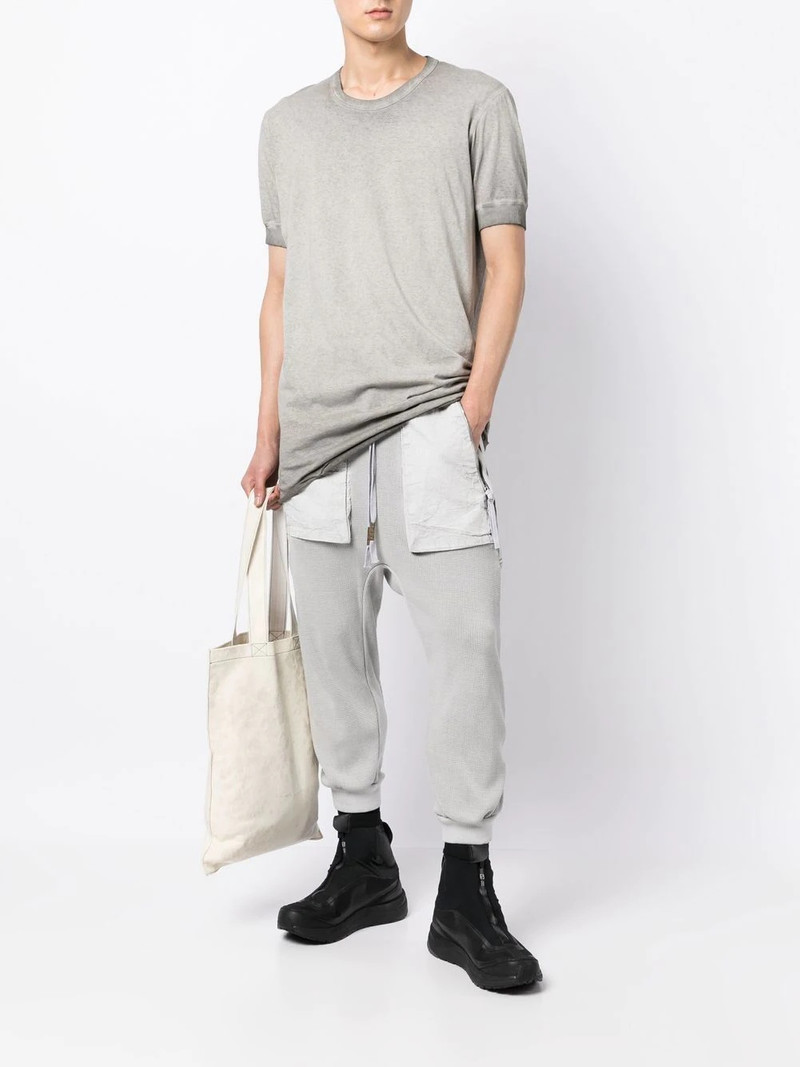 Boris Bidjan Saberi high-rise straight-leg trousers outlook
