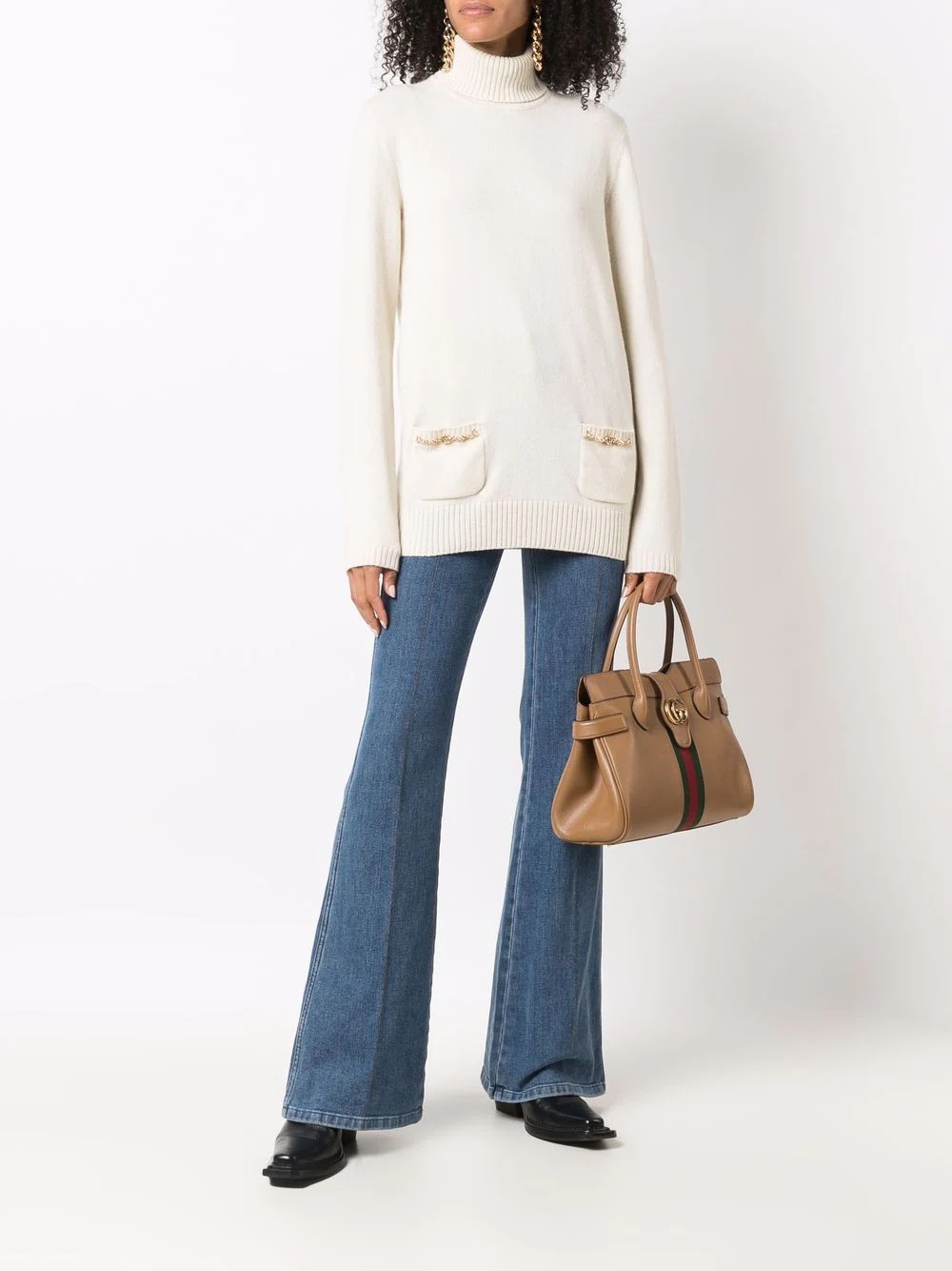 Double G chain wool jumper - 2