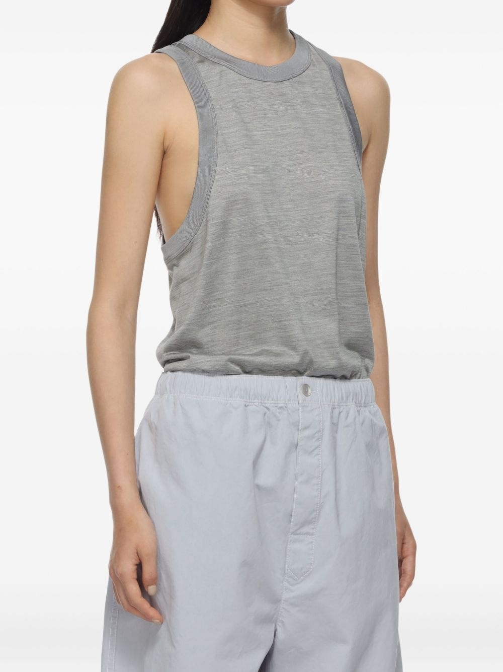 semi-sheer tank top - 6
