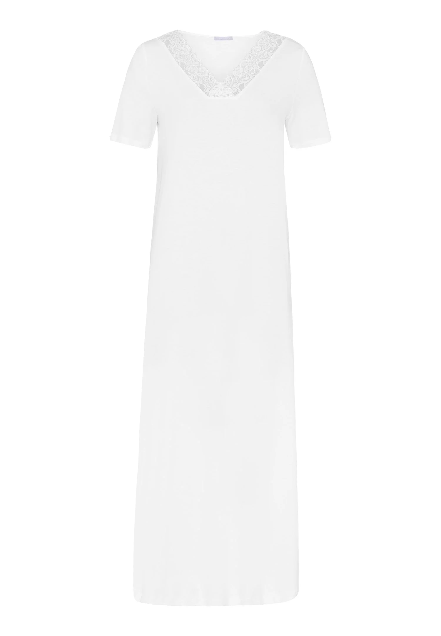 Moments Lace Trim Cotton Nightgown - 1