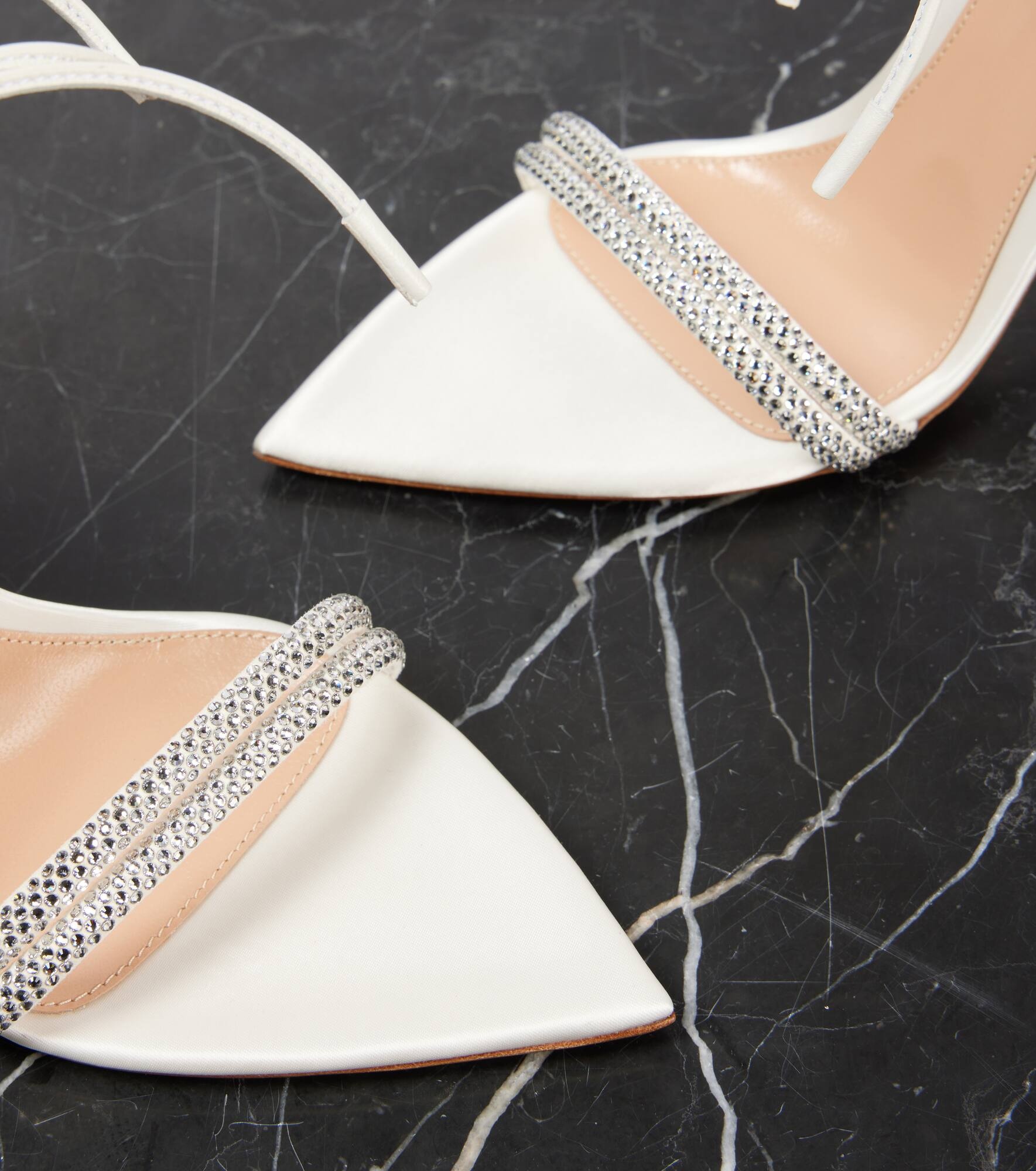 Bridal 85 embellished leather pumps - 5
