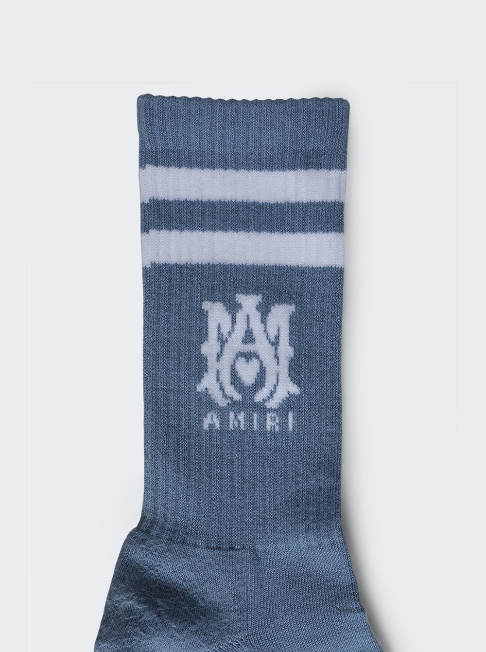 M.a. Stripe Socks Dusty Blue - 2