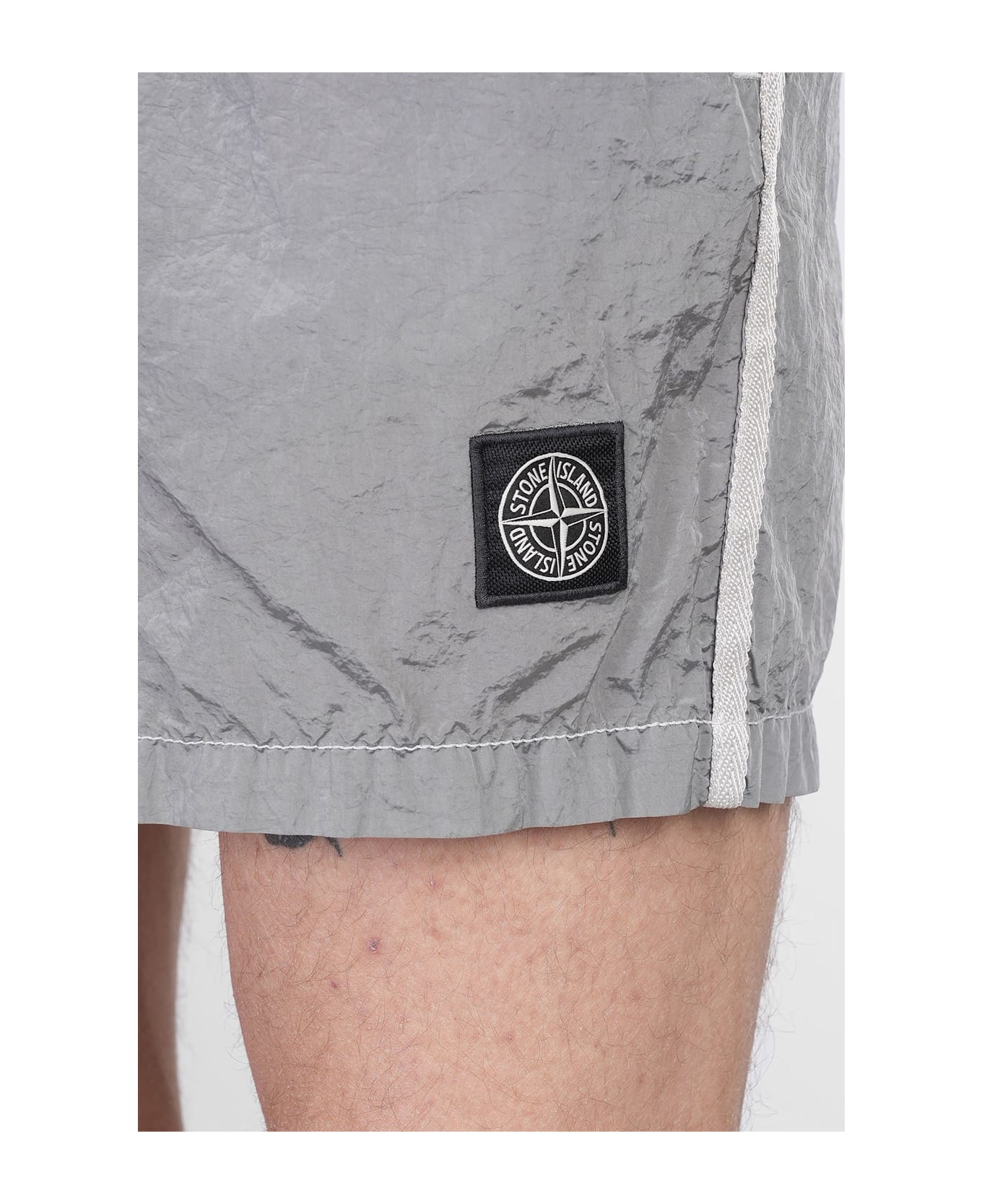 Beachwear In Grey Polyamide - 5