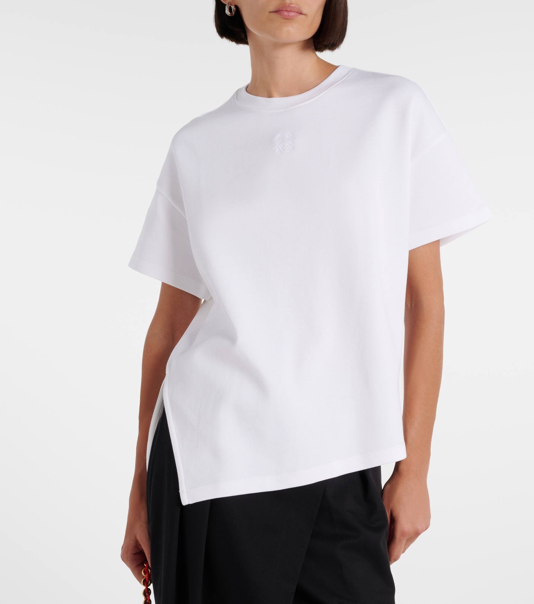 Cotton-blend T-shirt - 5