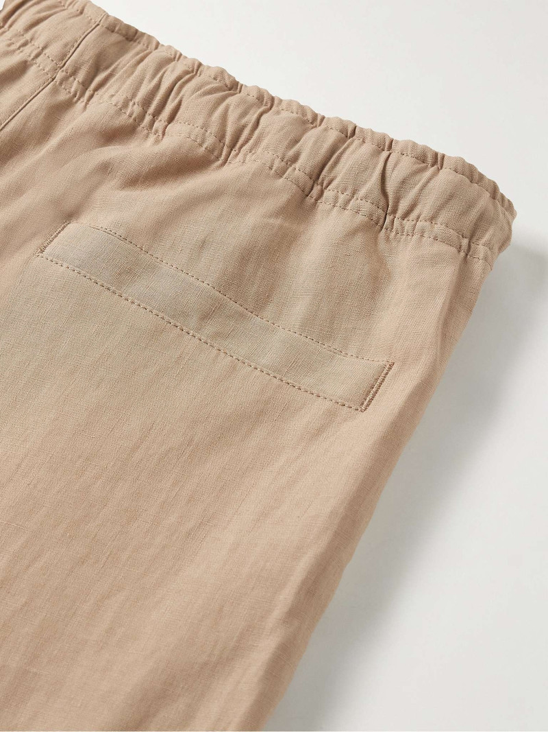 Alex Tapered Linen Drawstring Trousers 5