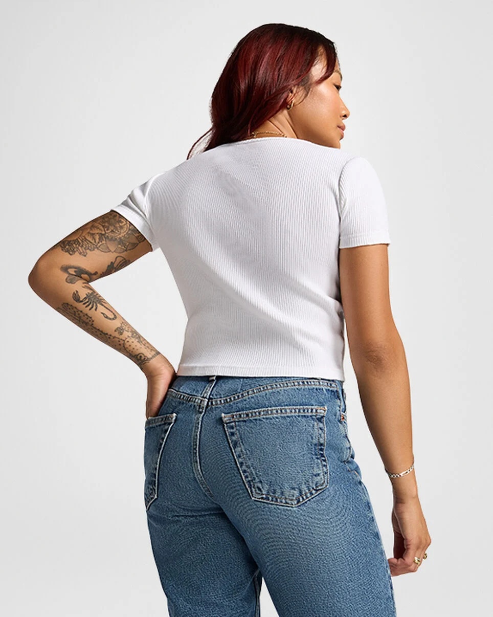 Ribbed Slim T-Shirt - 2