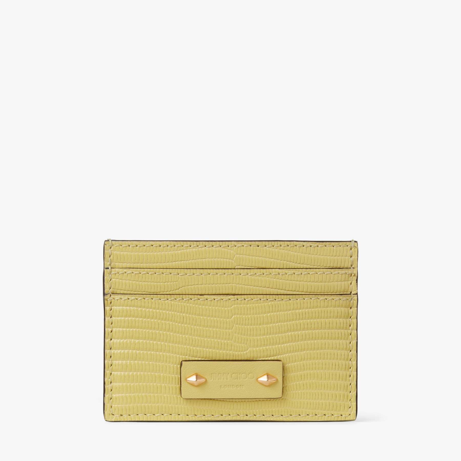 Umika
Yellow Lizard Print Card Holder - 1