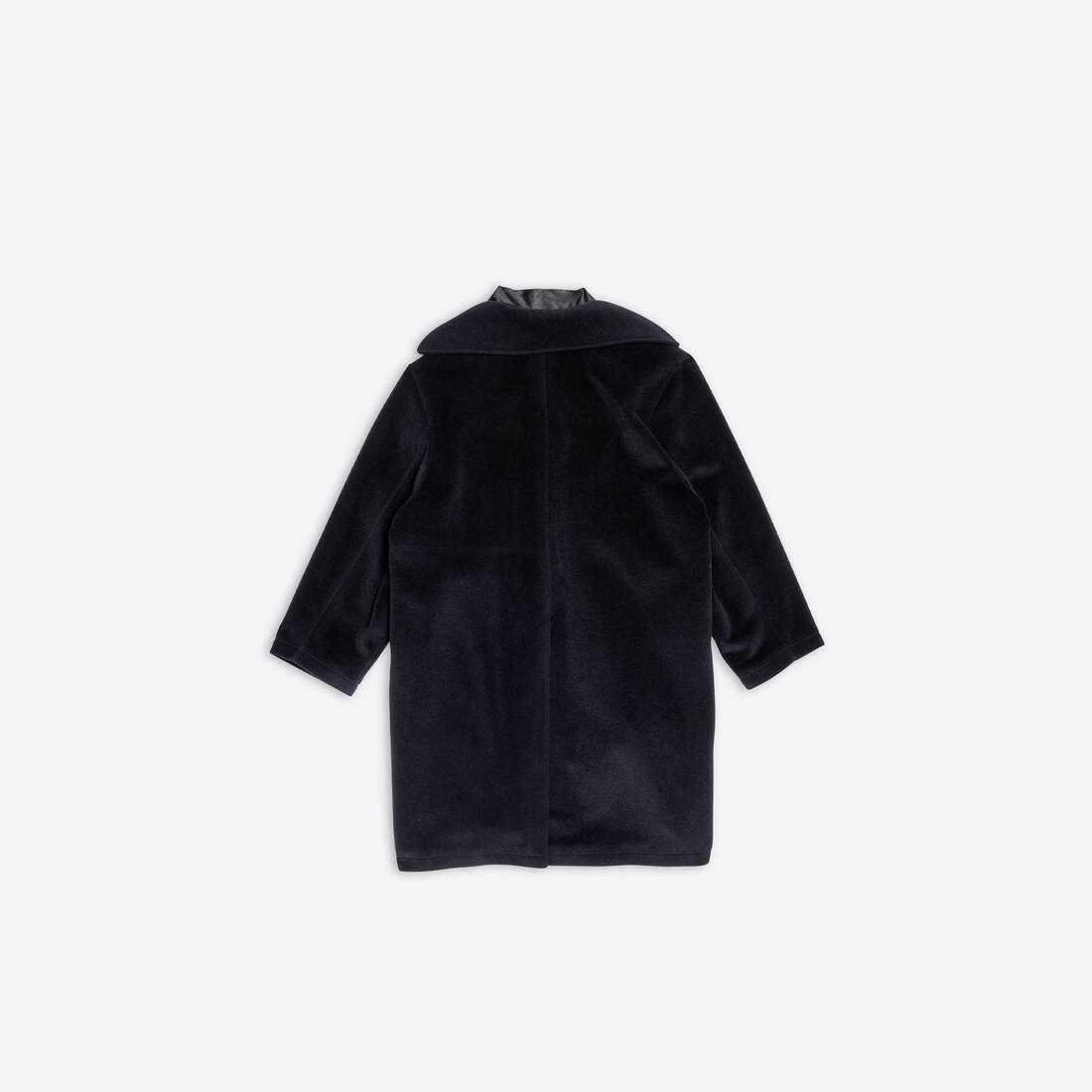 Men's Deconstructed Carcoat in Black - 2