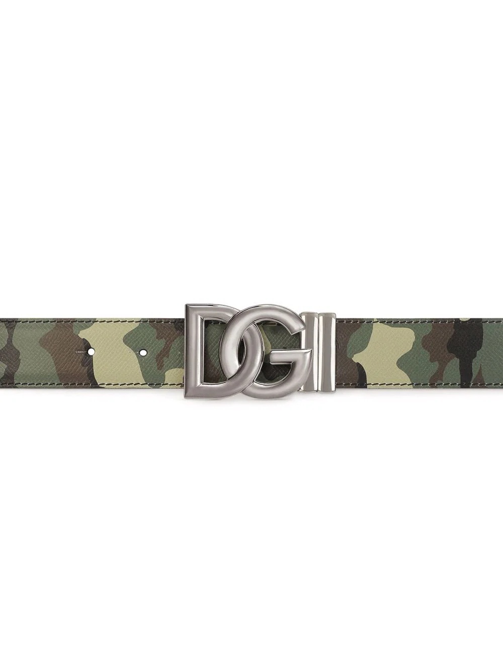 reversible camouflage logo-buckle belt - 4