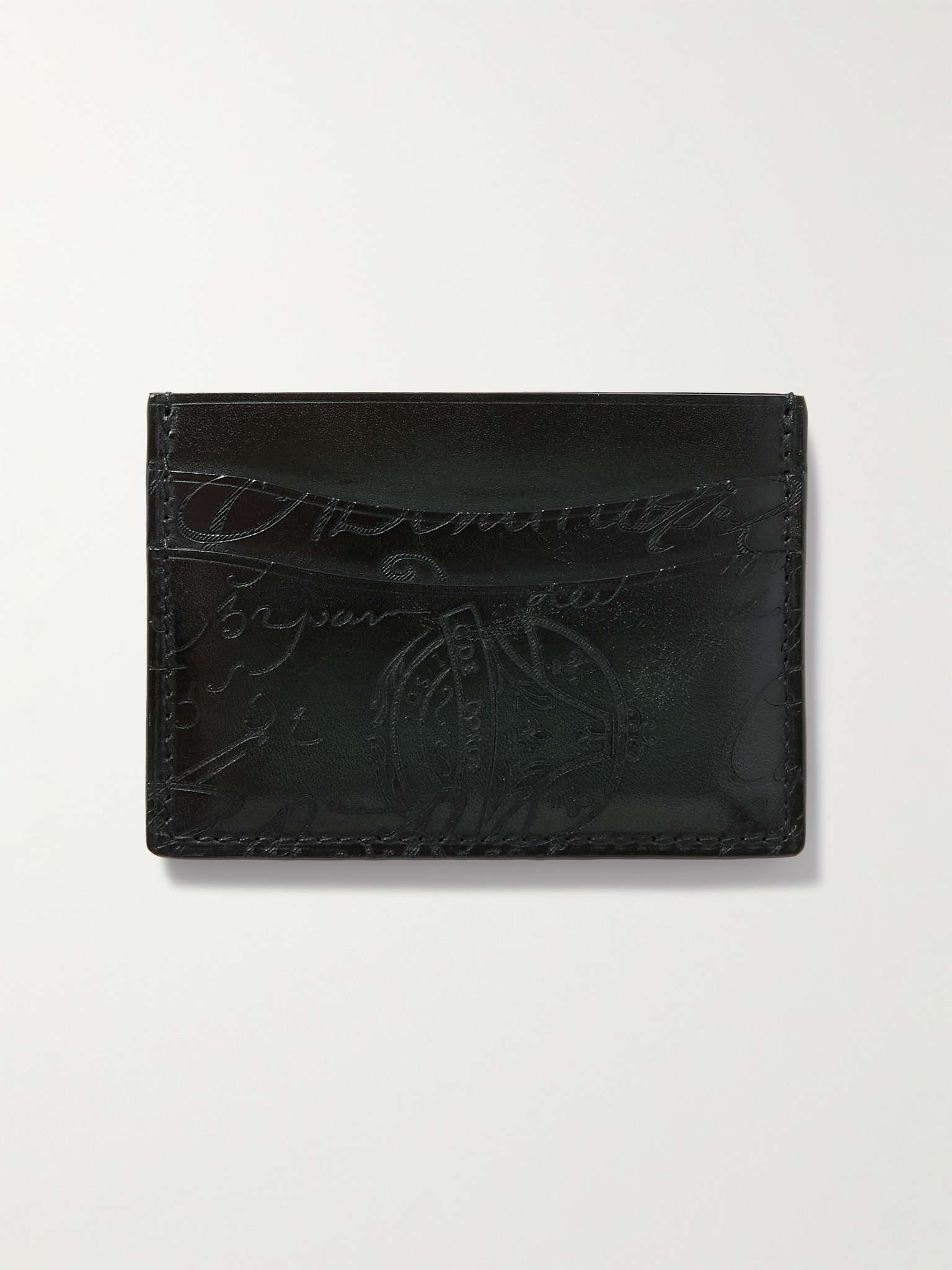 Bambou Scritto Venezia Leather Cardholder - 1