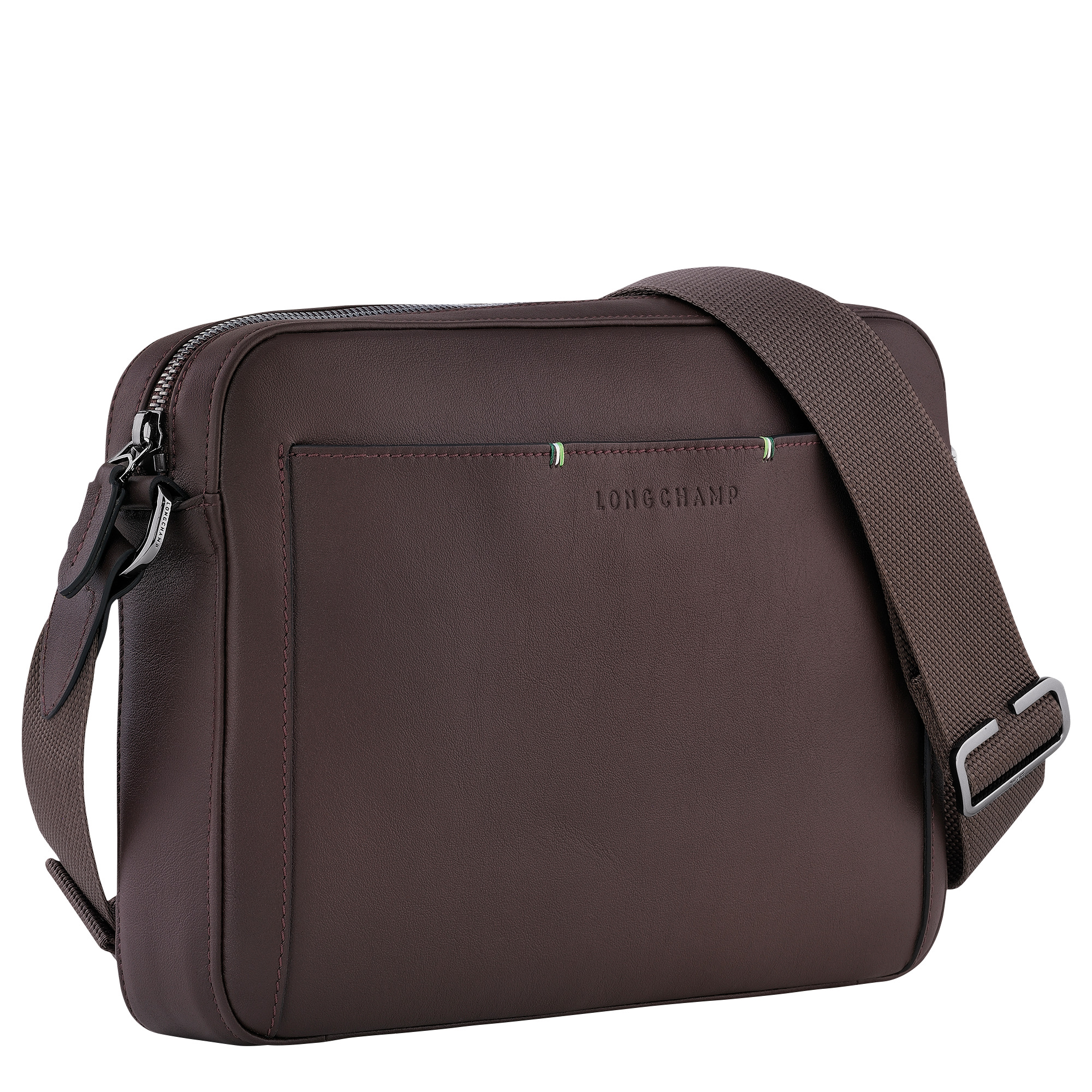 Longchamp sur Seine M Camera bag Mocha - Leather - 3