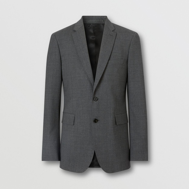 Slim Fit Stretch Wool Suit 1