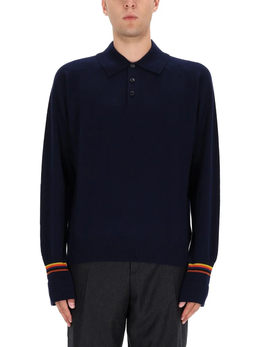 CASHMERE POLO SHIRT - 1
