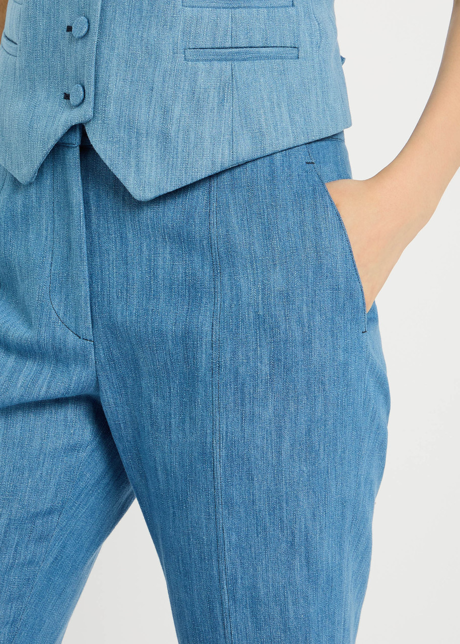 Gabriela Hearst Rhin Cotton-blend Trousers - 5