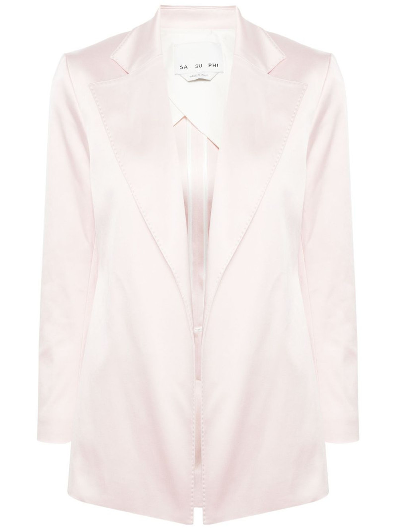 silk notch-lapel blazer 1