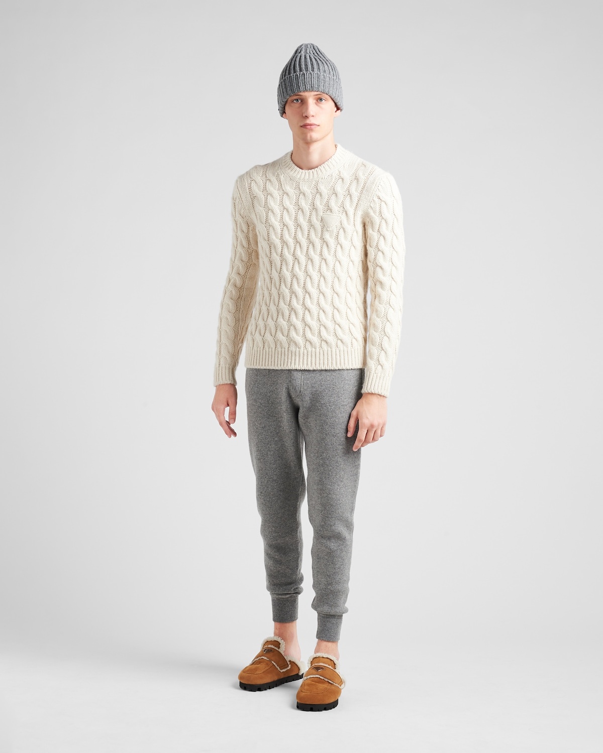 Alpaca cable-knit sweater - 2