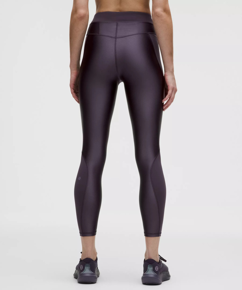 Satin Shine Panelled High-Rise Tight 25" *Wordmark 3