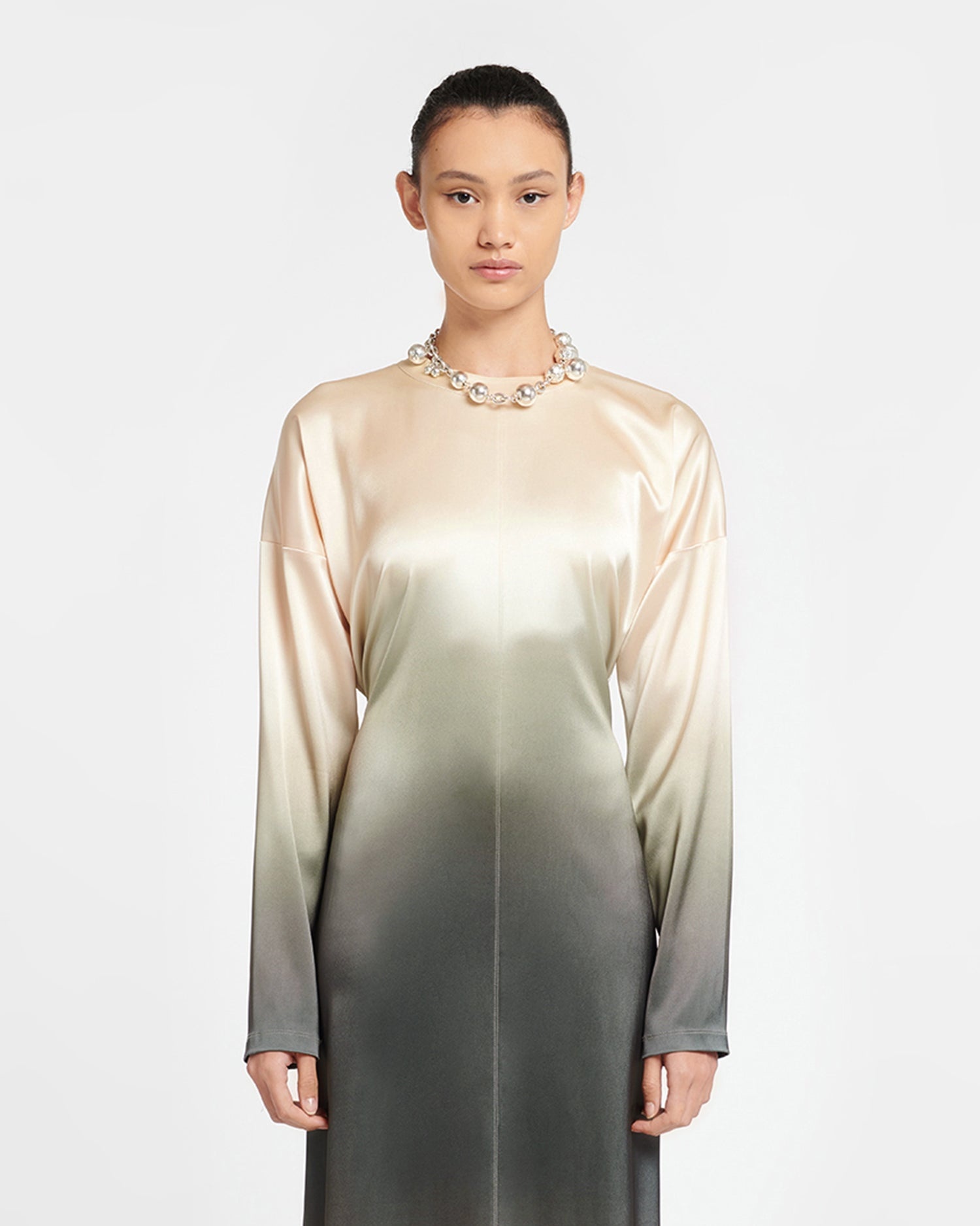 Slip Satin Maxi Dress - 2