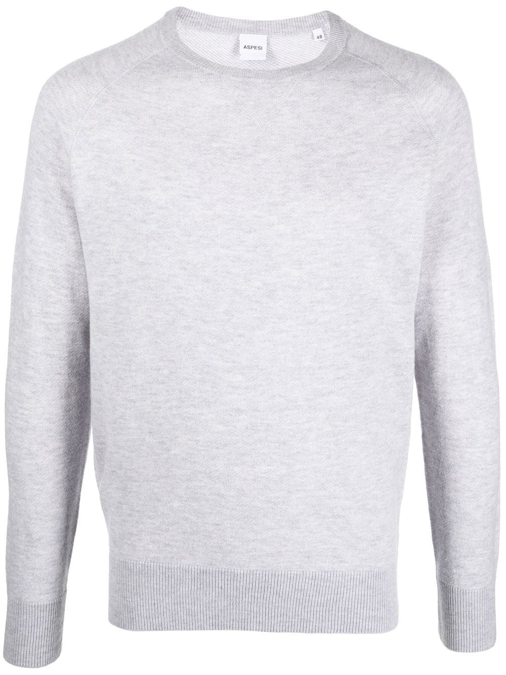 crew-neck long-sleeve jumper - 1