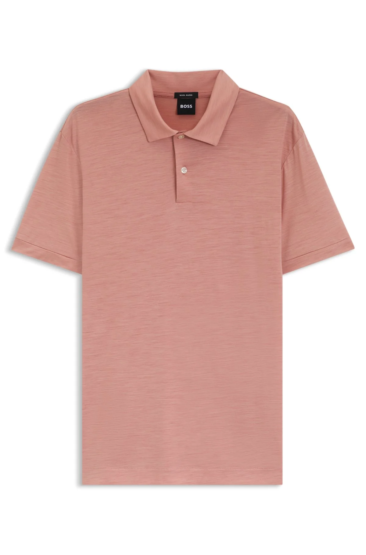 WOOL-BLEND POLO SHIRT IN A REGULAR FIT - 1
