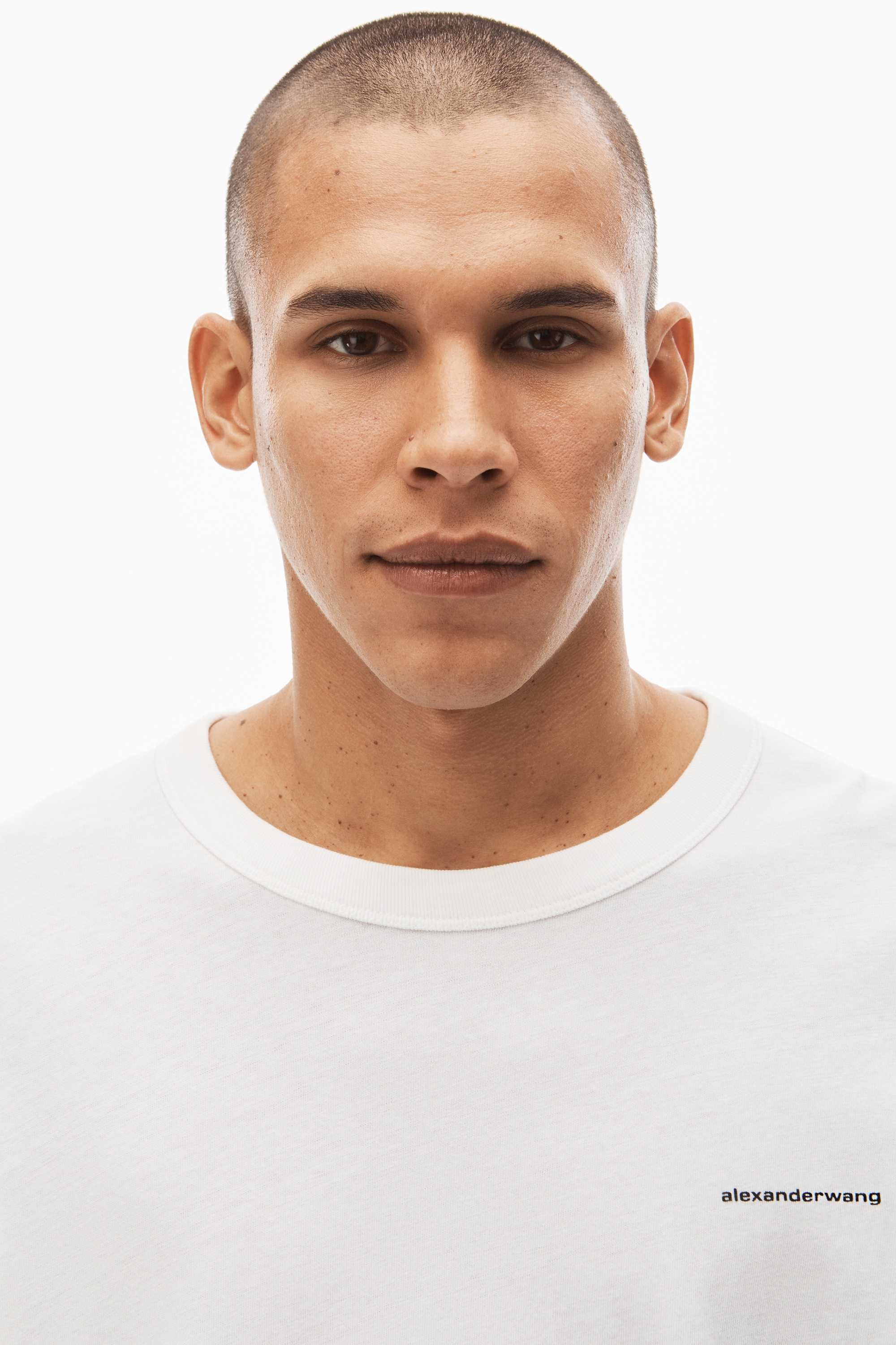 Alexander Wang LONG-SLEEVE TEE IN HIGH TWIST JERSEY | REVERSIBLE