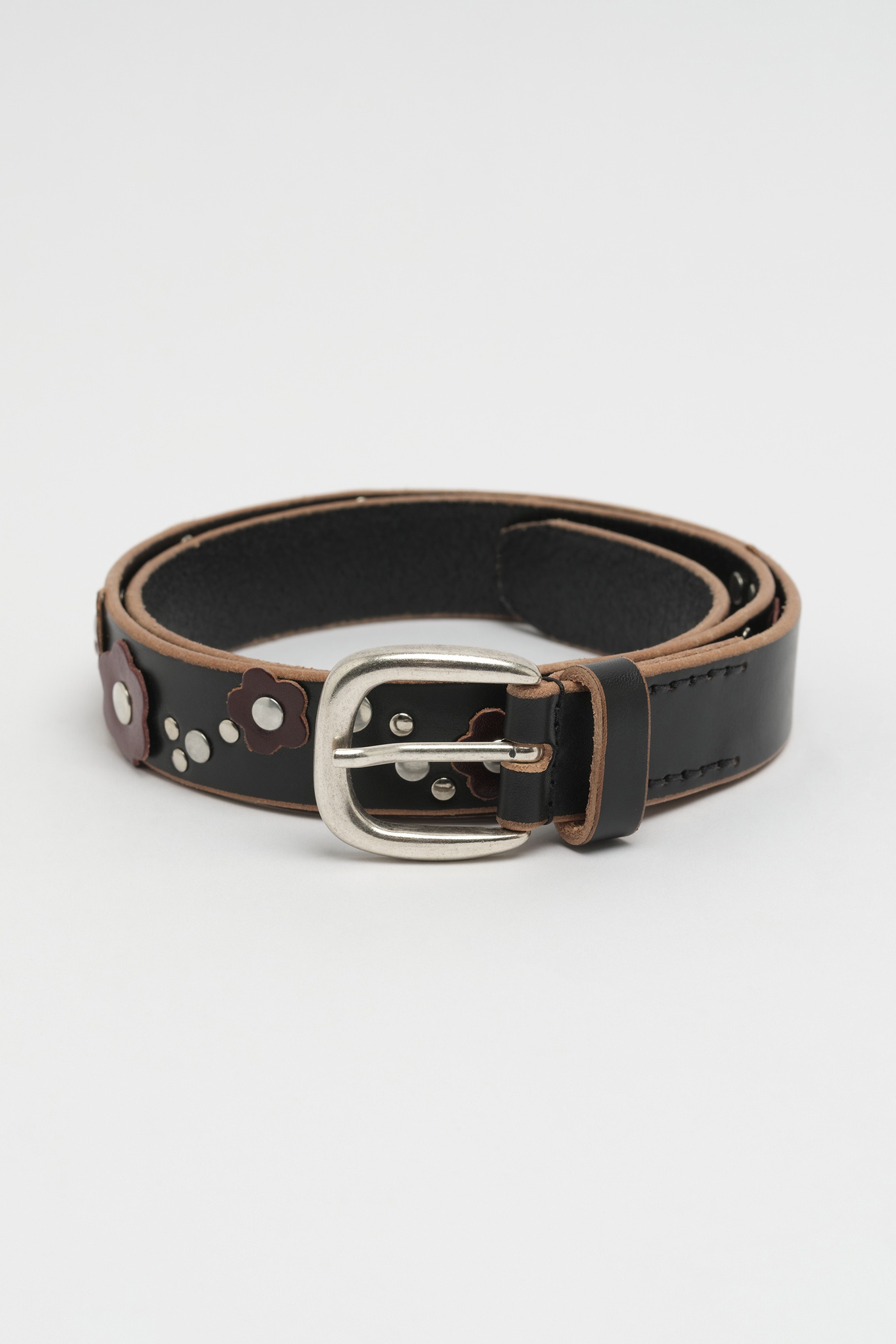3 cm Belt Black Meadow Leather - 1