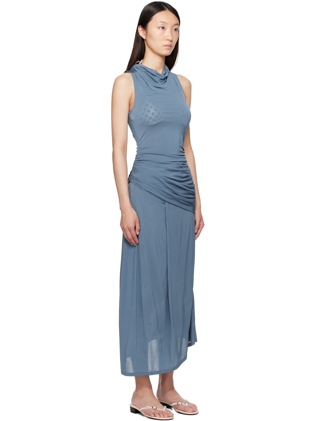 Blue Lech MIdi Dress - 2