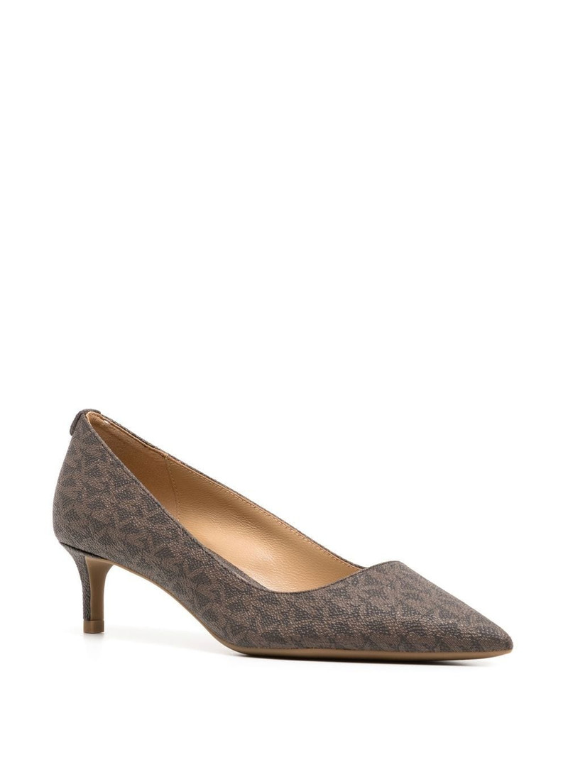 MICHAEL KORS Alina 50mm monogram-print pumps outlook