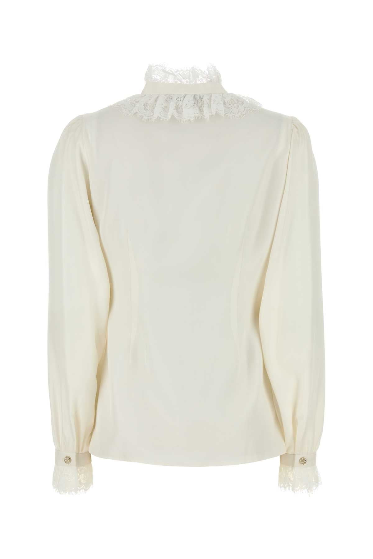 Alessandra Rich Women White Poplin Shirt - 2