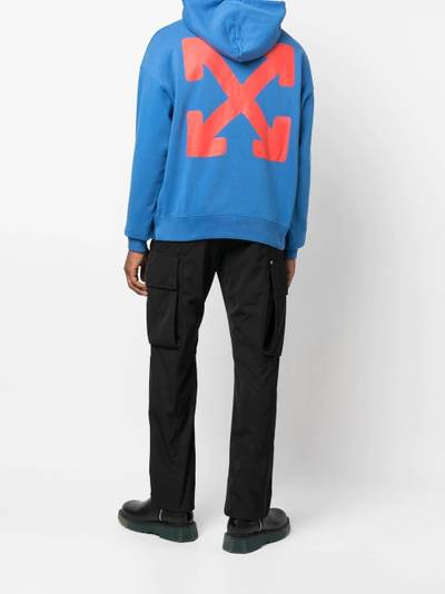 Off-White Arrows slogan print hoodie outlook