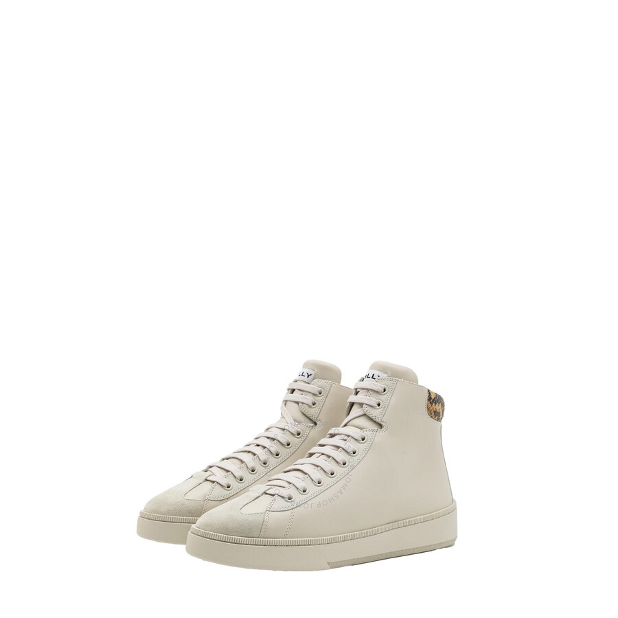 Bally - Bally Dusty White Randy Mid High-Top Sneakers - 2
