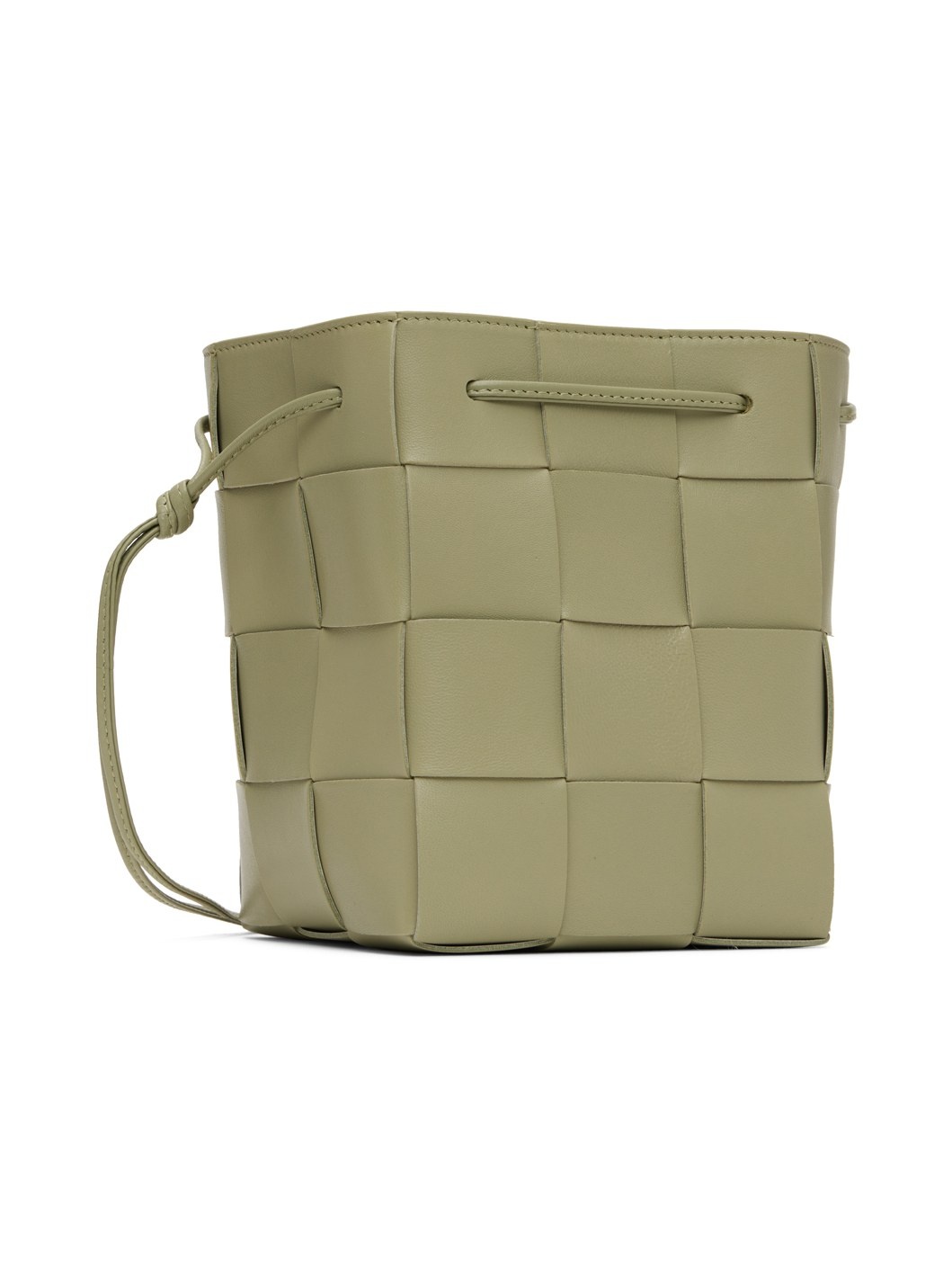 Green Small Cassette Cross-Body Bucket Bag - 3