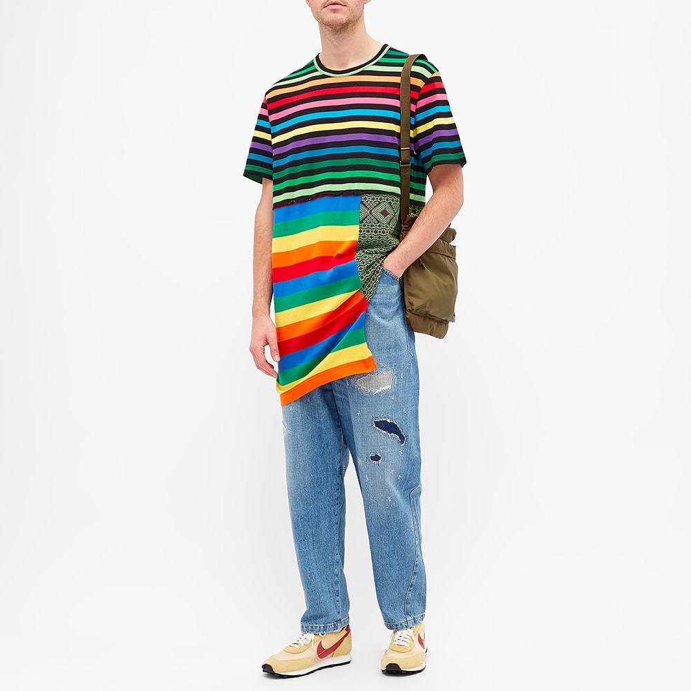 Comme des Garcons Homme Plus Long Patchwork Tee - 6