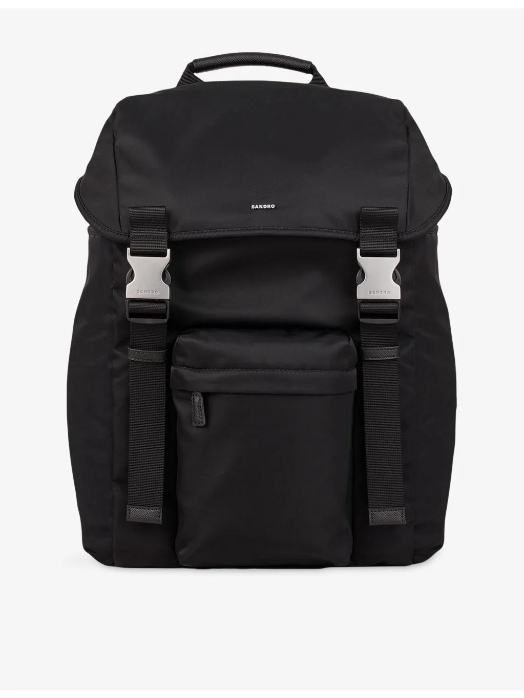 Logo-Plaque Woven Backpack - 1