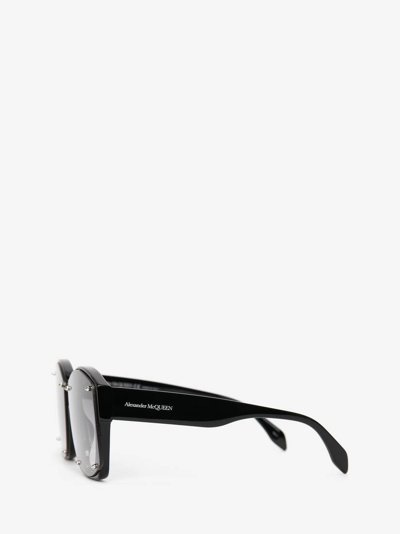Studs Structure Sunglasses in Black/grey - 3