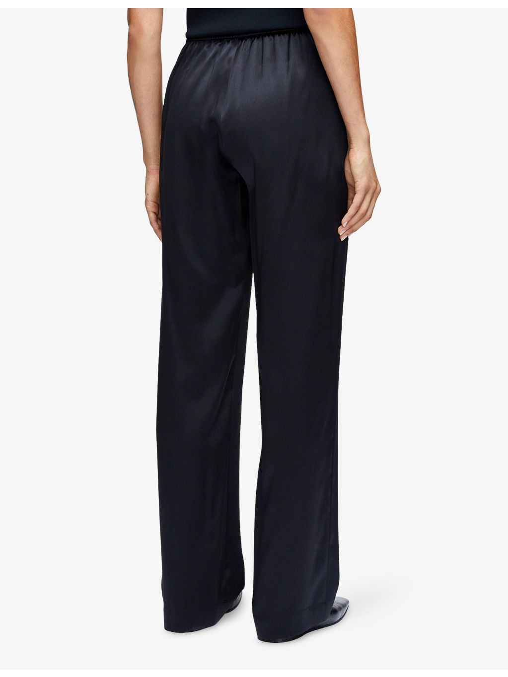 Sahel Straight-Leg High-Rise Silk Trousers - 2