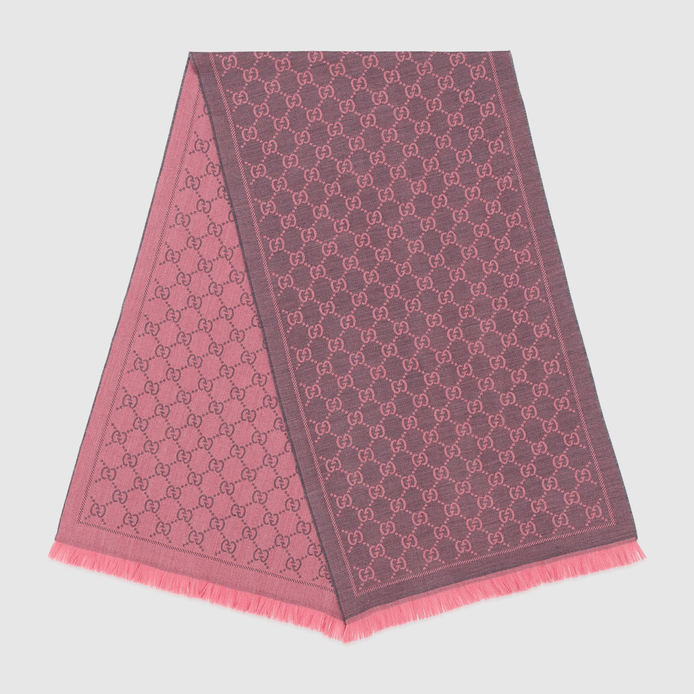 GG wool scarf - 2