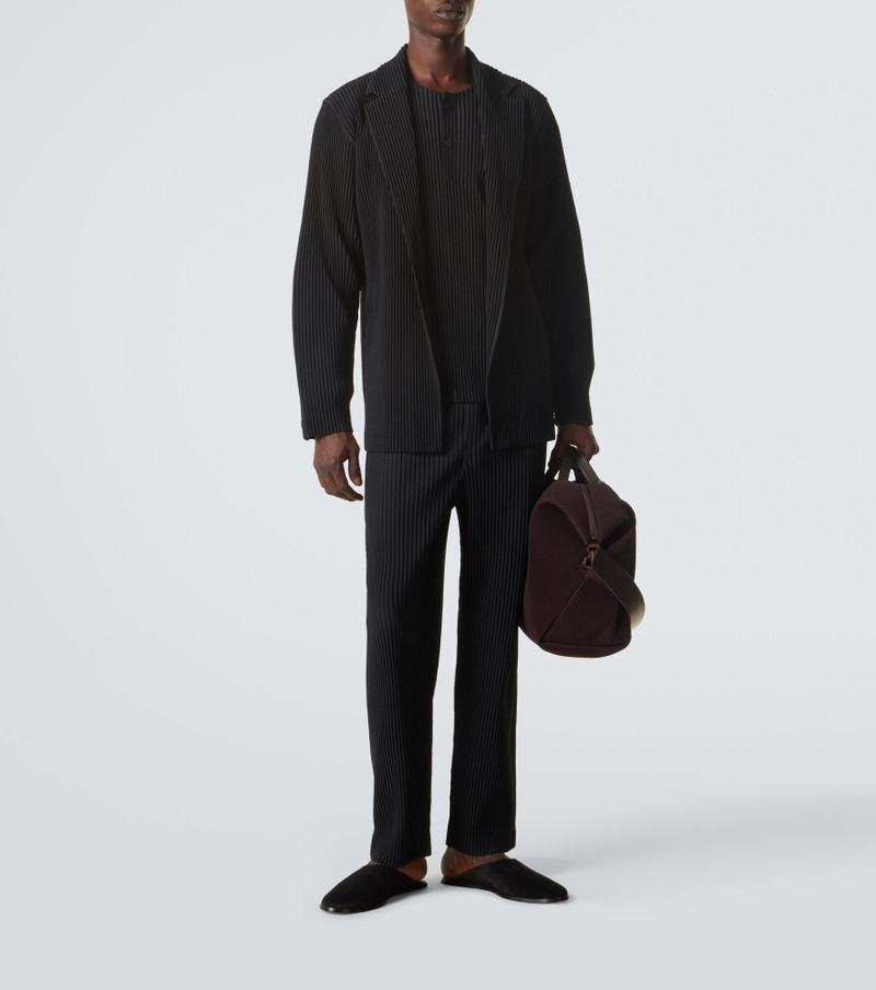 ISSEY MIYAKE Monthly Colors pleated Henley shirt outlook