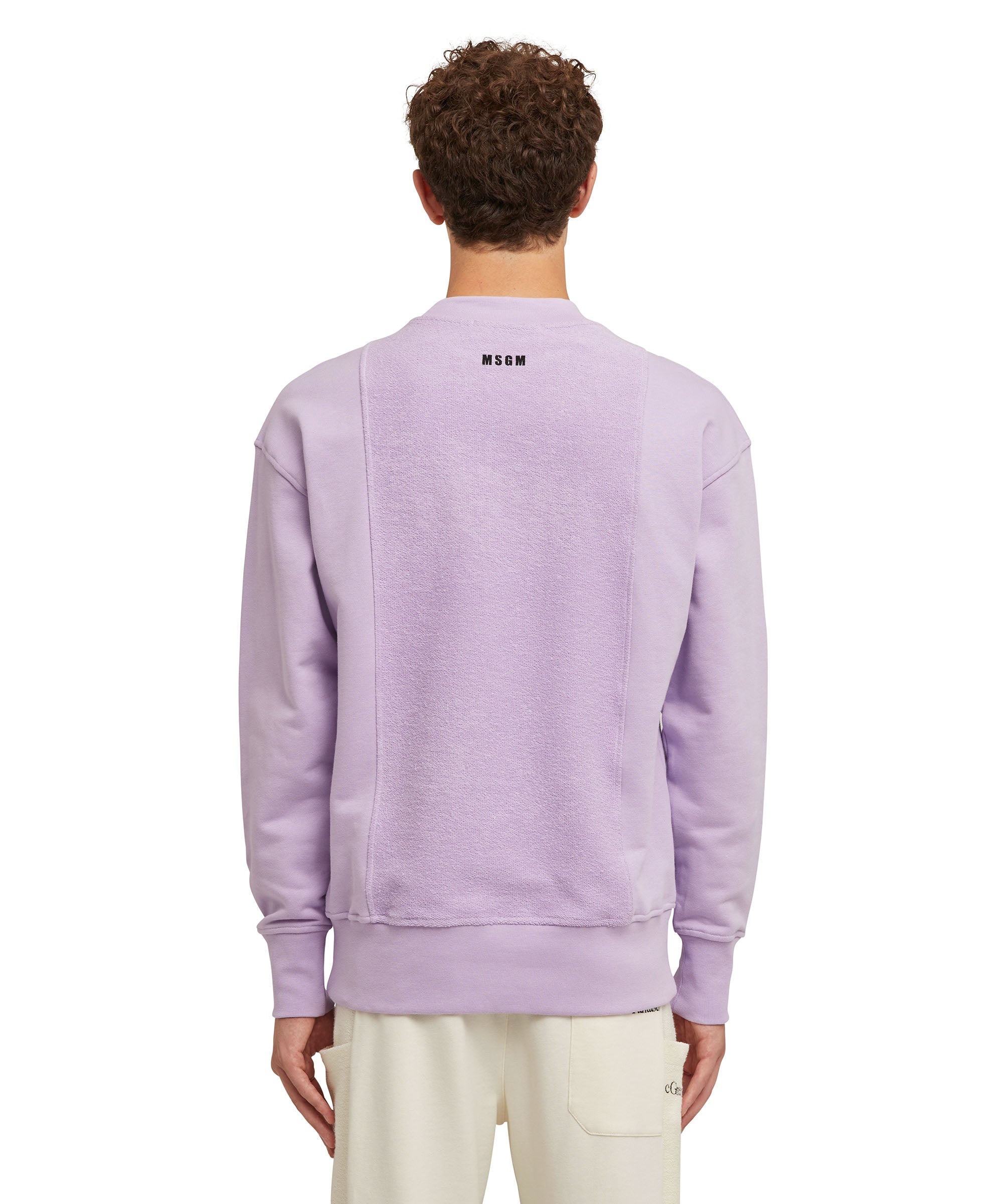 Organic cotton crewneck sweatshirt from the MSGM Fantastic Green Capsule - 4