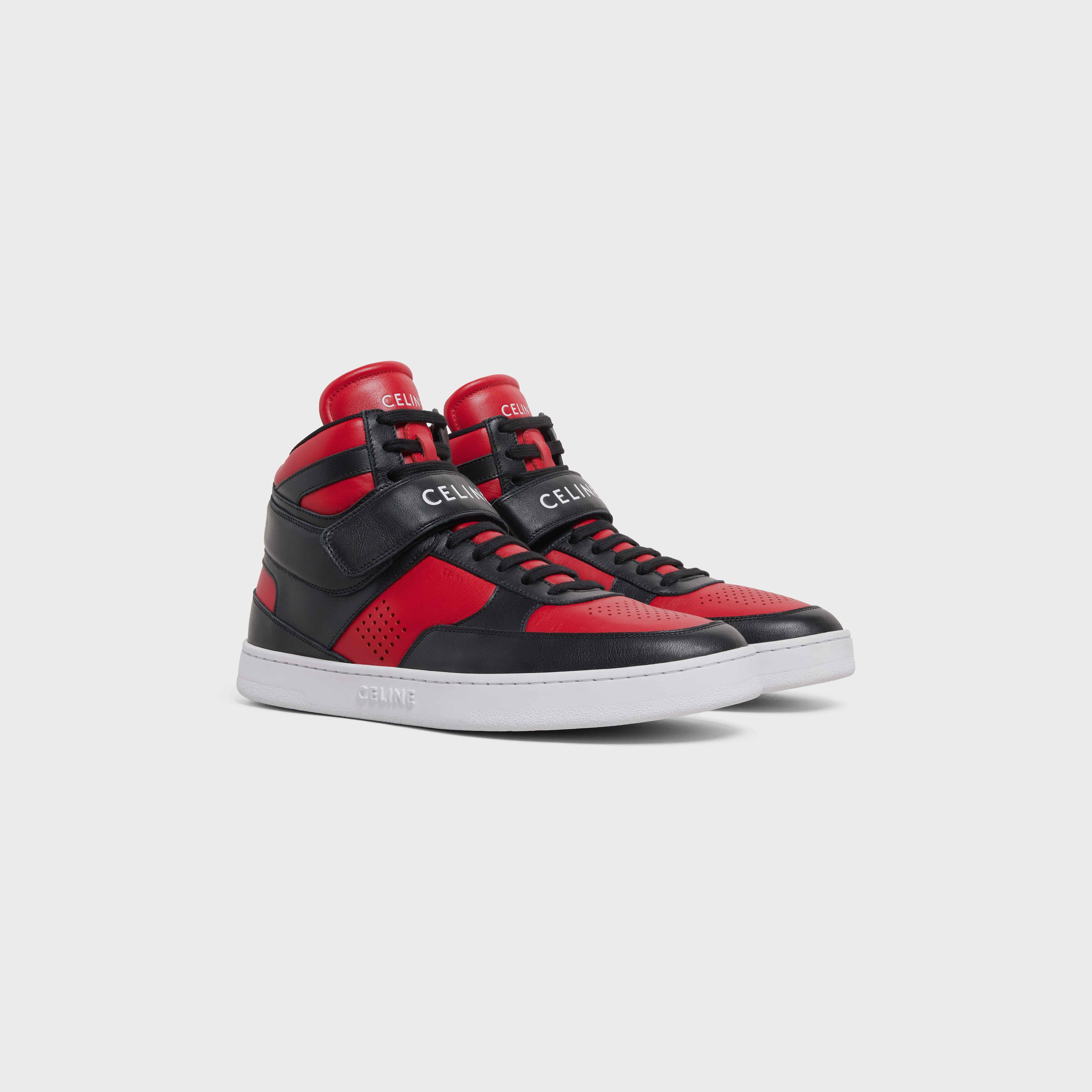 CT-03 HIGH SNEAKER WITH VELCRO in CALFSKIN - 2