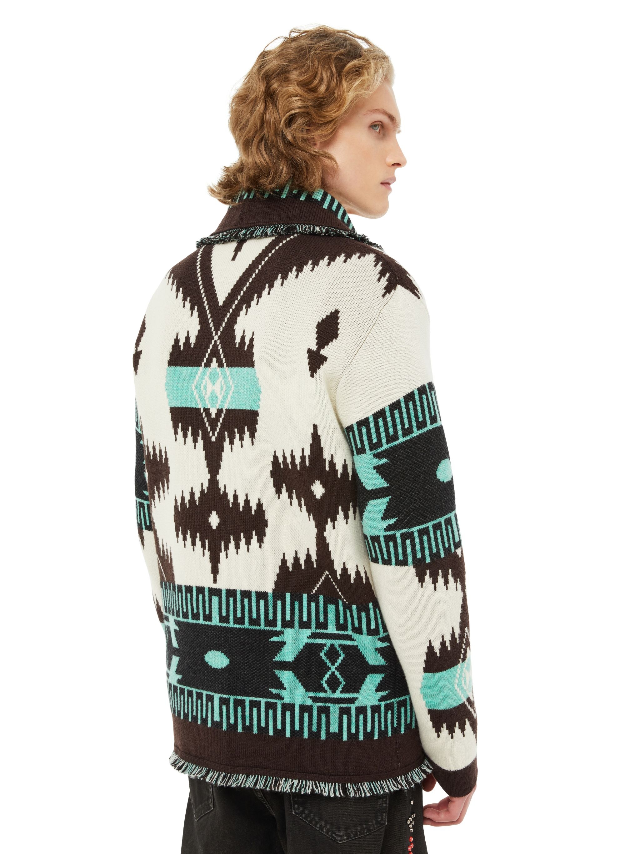 Icon Jacquard Cardigan - 8