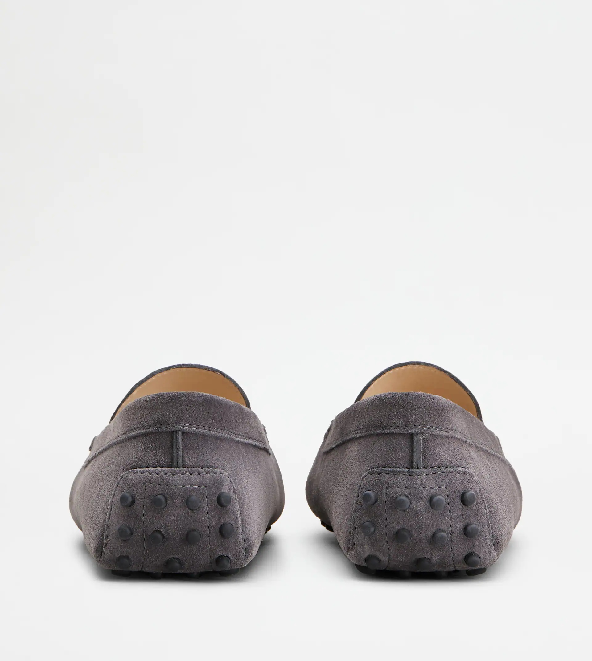 GOMMINO DRIVING SHOES IN SUEDE - GREY - 3
