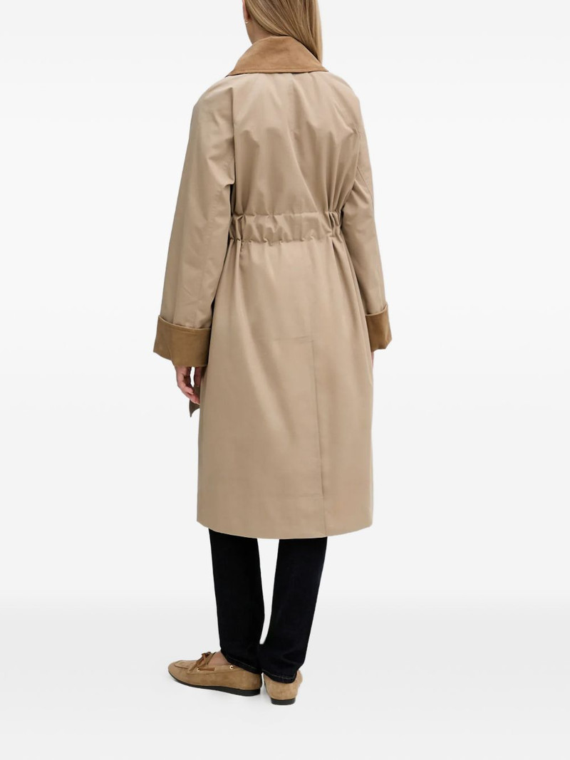 Reagan corduroy collar belted coat 3